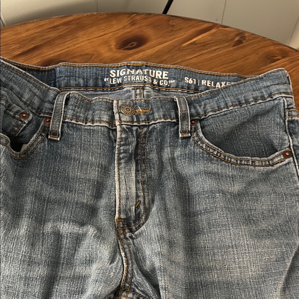 Signature by Levi Strauss Men's Blue Jeans